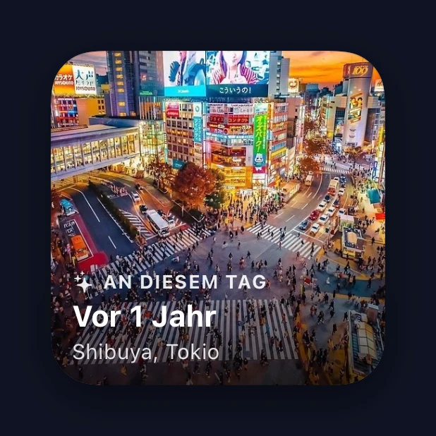 An diesem Tag kleines Widget