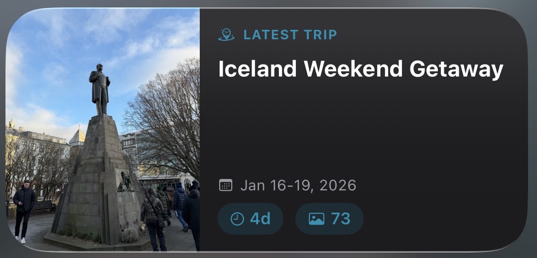 Trip medium widget